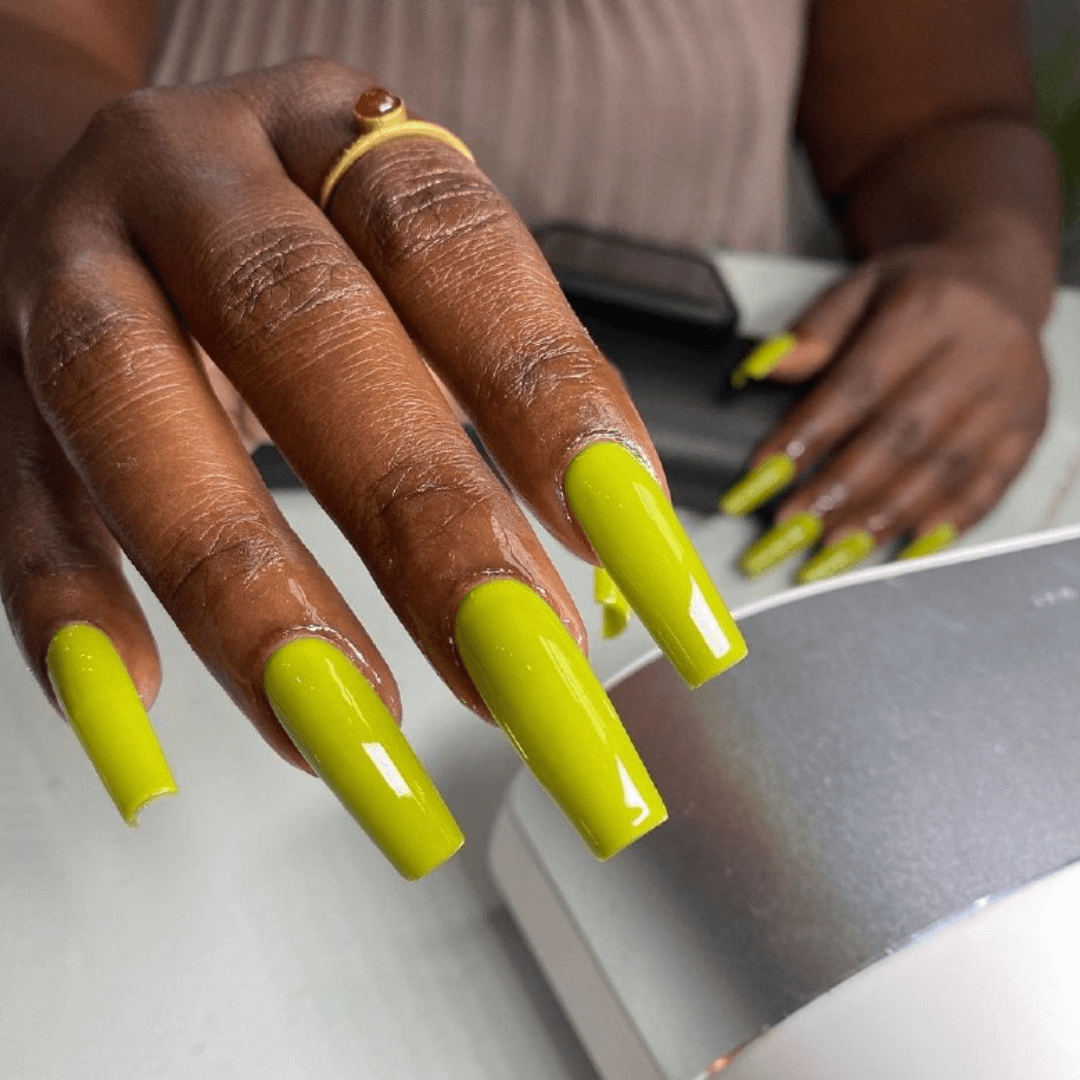 Acrylic Neon Nails